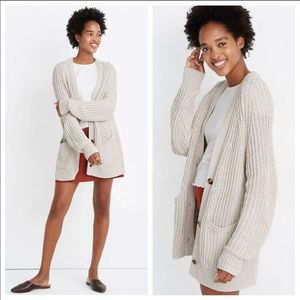 Madewell Cream Murray Cardigan